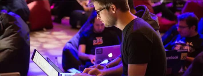 People using technology