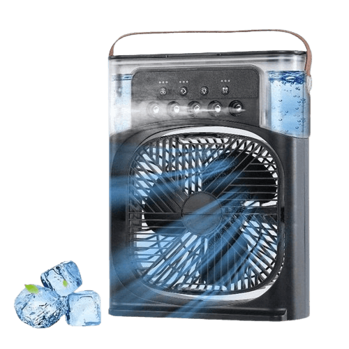 Mini Air Cooler Fan - Air Conditioner With Water and Ice Compartment