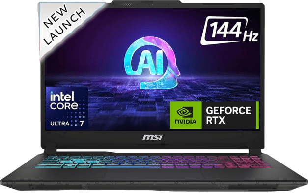 MSI Cyborg 15 AI 2024 (Intel Core Ultra 7 155H, RTX 4050, 16GB, 512GB, 15.6″ 144Hz FHD)
