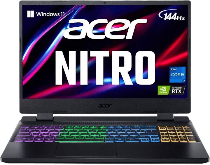 Acer Nitro 5 2022 (12th Gen i7-12700H, RTX 3060, 16GB, 512GB, 15.6″ FHD 144Hz)
