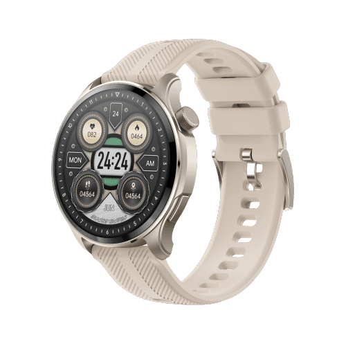 Alewa Moon Amoled Round Metallic Smartwatch