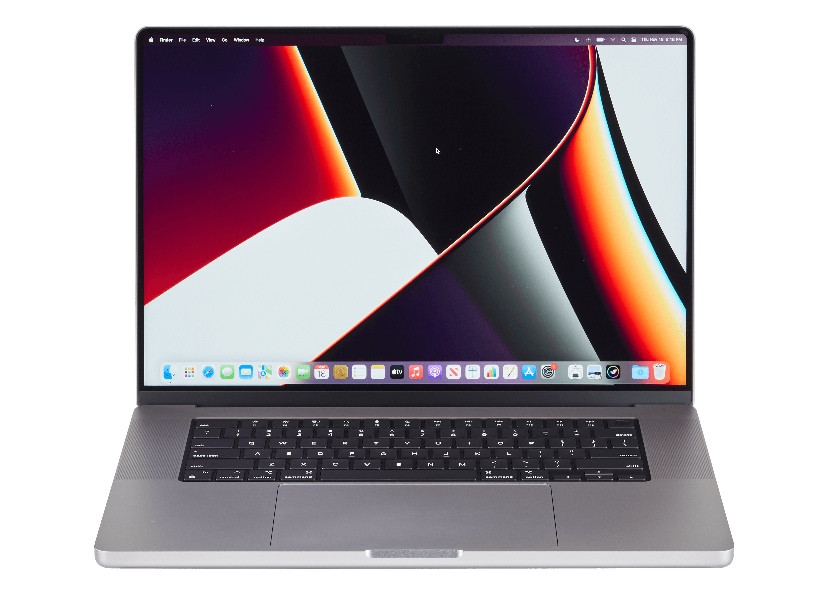 Apple Macbook Pro M1 16-inch (late 2021) (M1 Pro chip, Active Cooling System, up to 17 hours battery life, Thunderbolt 4 ports, FaceTime HD camera)