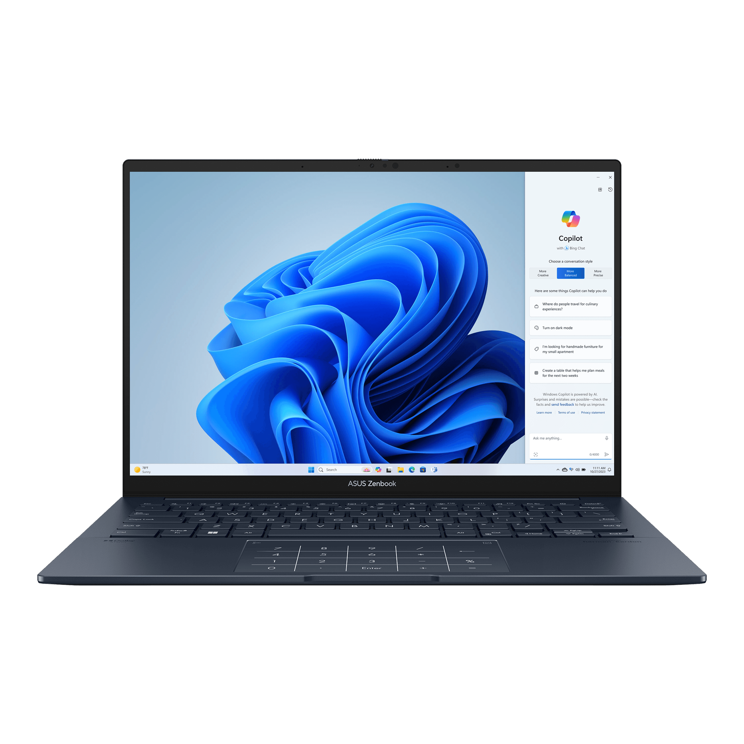 ASUS Zenbook 14 OLED 2024 (13th Gen Intel Core Ultra 9 185H | Intel Arc Graphics)