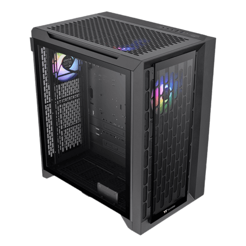 Thermaltake CTE C700 TG ARGB Mid Tower Chassis – Black/White, Tempered Glass, SPCC