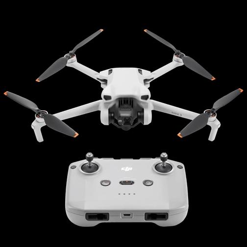 DJI mini 3 With FMC, Normal Controller, Lightweight and Foldable Mini Camera Drone with 4K HDR Video, 38-min Flight Time, True Vertical Shooting, and Intelligent Features