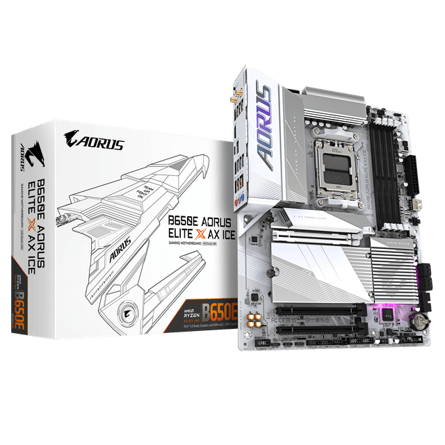 GIGABYTE B650 A Elite AX ICE Motherboard Image