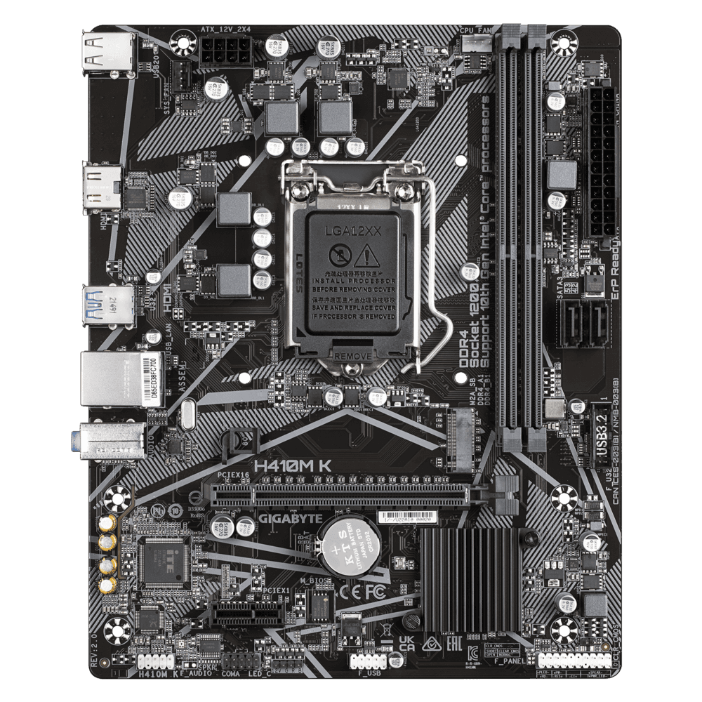 GIGABYTE H410M K (rev. 2.0) MOTHERBOARD