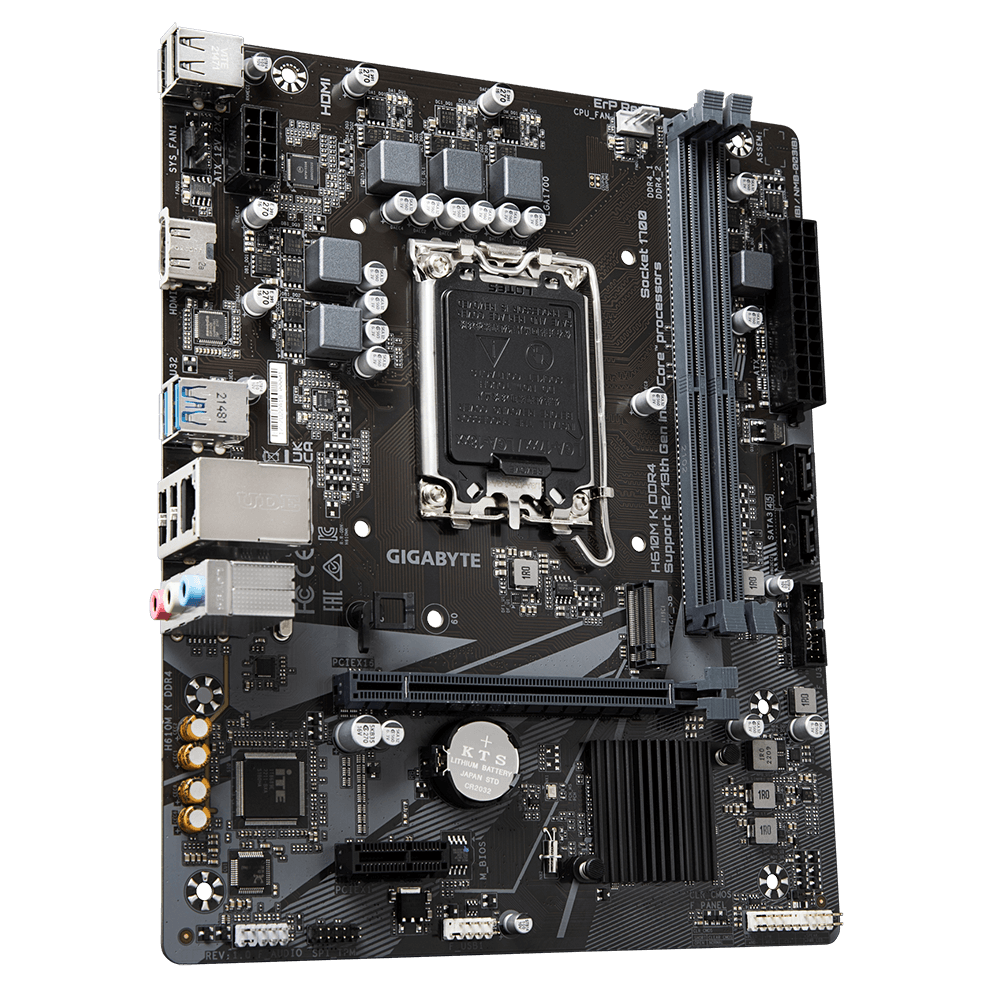 GIGABYTE H610M K DDR4 MOTHERBOARD