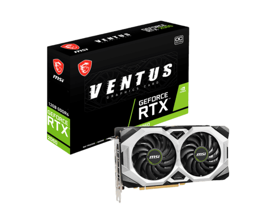 MSI GeForce RTX 2060 VENTUS 12G OC Graphics Card