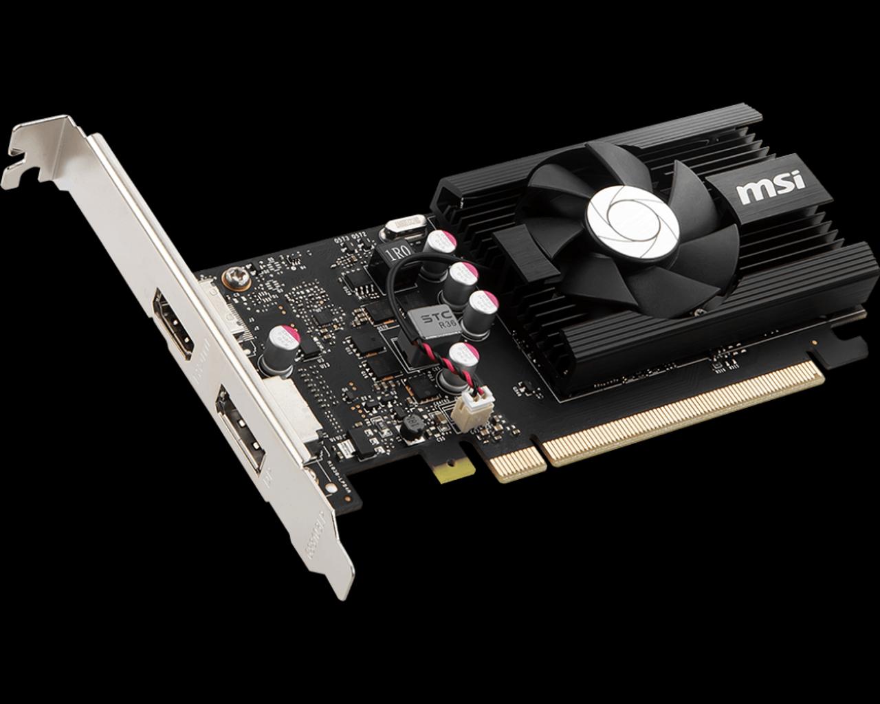 MSI GeForce GT 1030 2GD4 LP OC Graphics Card