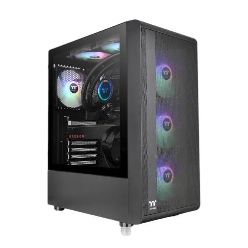 Thermaltake S200 TG ARGB ATX Tempered Glass Mid Tower Gaming Computer Chassis