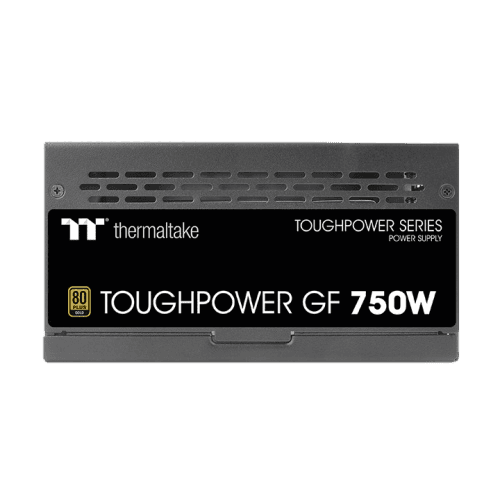Thermaltake Toughpower GF1 750W Fully Modular Power Supply, Non Light, Full Range, Analog, 80 Plus Gold, 750W Max Output Capacity