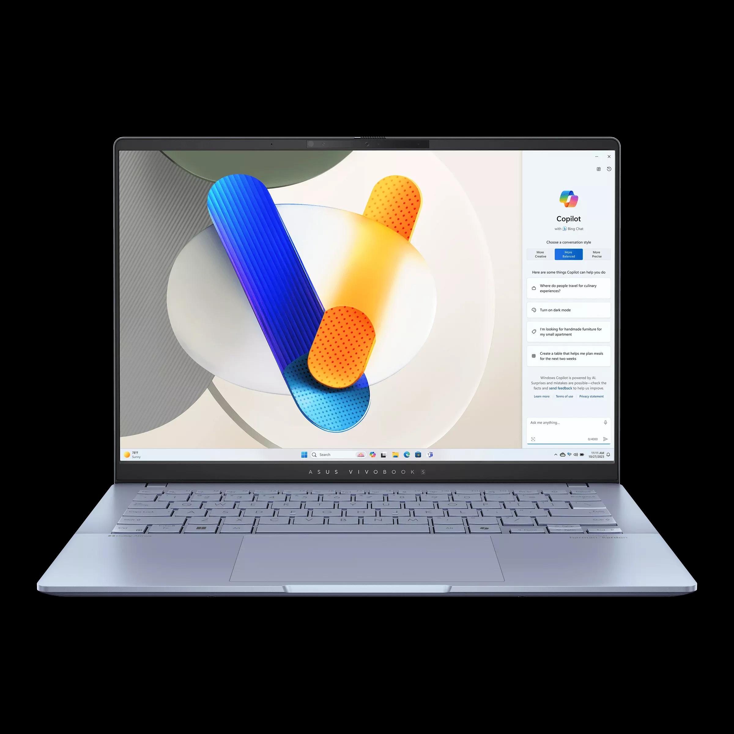 Asus Vivobook S 14 OLED 2024 (Intel Core Ultra 7 155H, 16GB, 1TB, 14″ 3K OLED)