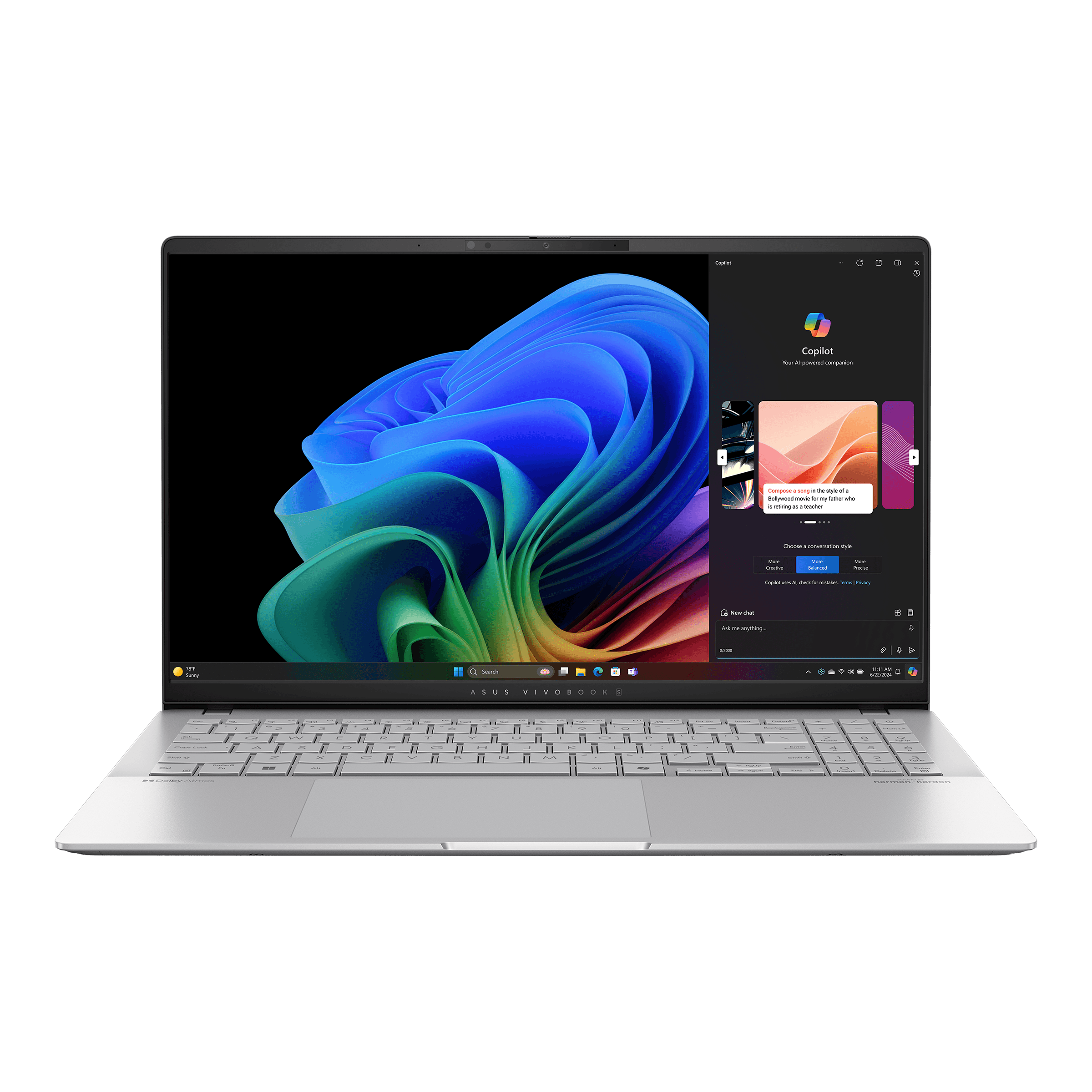 ASUS Vivobook S15 2024 (Snapdragon X Plus | Qualcomm Adreno Graphics)