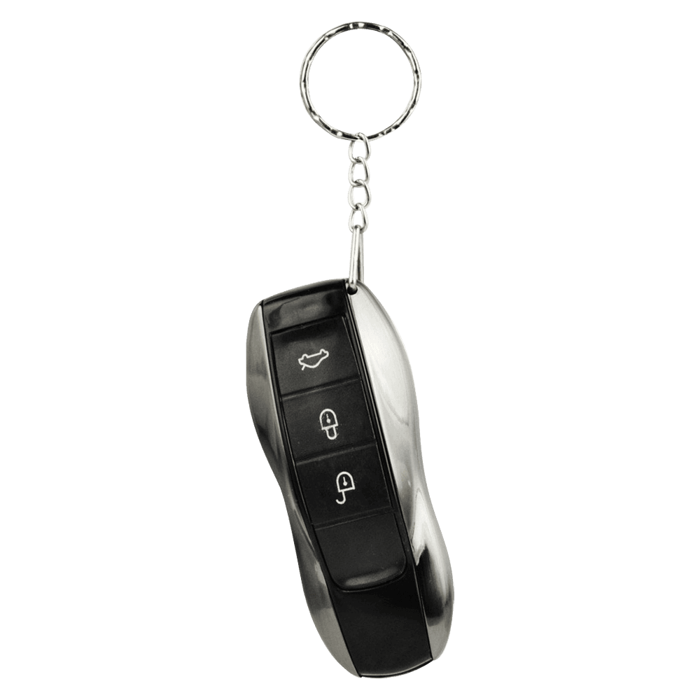 Electric Shock Remote Key Chain With Led And Laser Light
