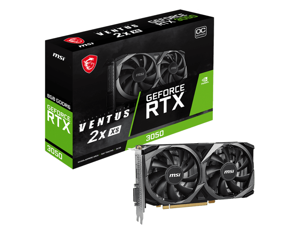 MSI GeForce RTX 3050 VENTUS 2X XS OC 8GB