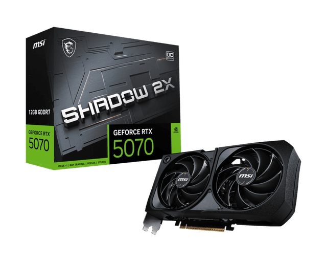 MSI GeForce RTX 5070 SHADOW 2X OC 12GB Image