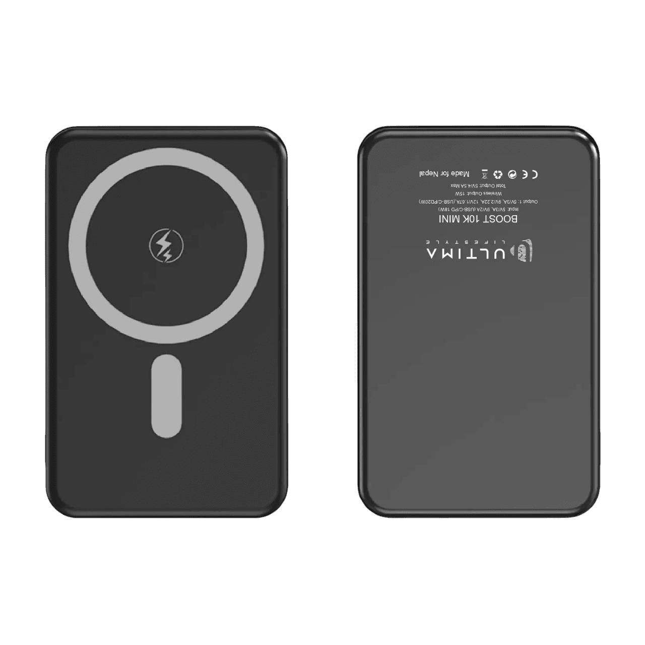 Ultima Boost 10K Mini 10000mAh Powerbank (Wireless Charging)