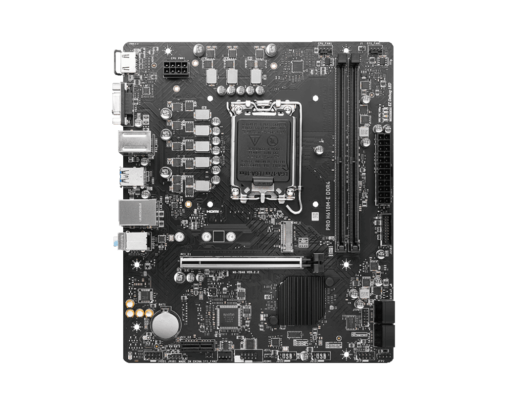 MSI M/Board H610M-E DDR4 Intel 12th and 13th Gen