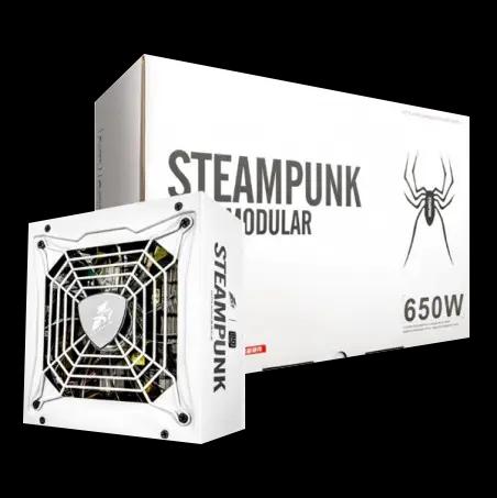 1STPLAYER Steampunk 650W 80 Plus Silver Certified Full Modular LED fan 7 color