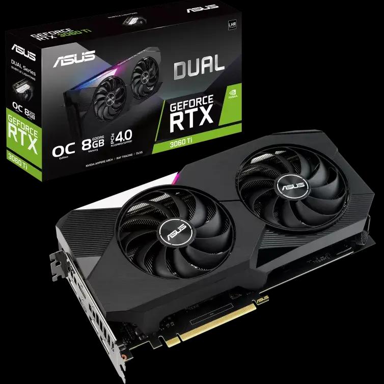 Asus Dual GeForce RTX 3060 Ti V2 OC with LHR