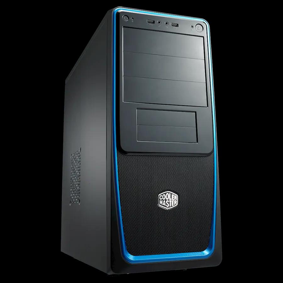 Cooler Master Elite 311 with 400Watt PSU Mid-Tower Case (Black/Blue)