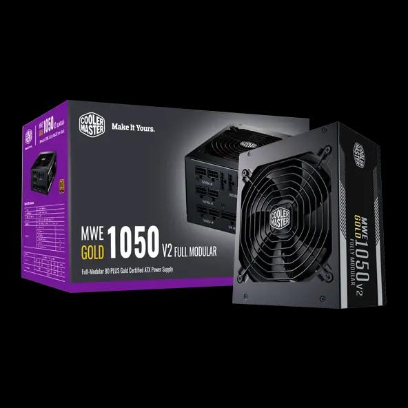 Cooler Master MWE 1050 Gold V2 Power Supply, Fully Modular PSU, Ready for RTX Graphic Card