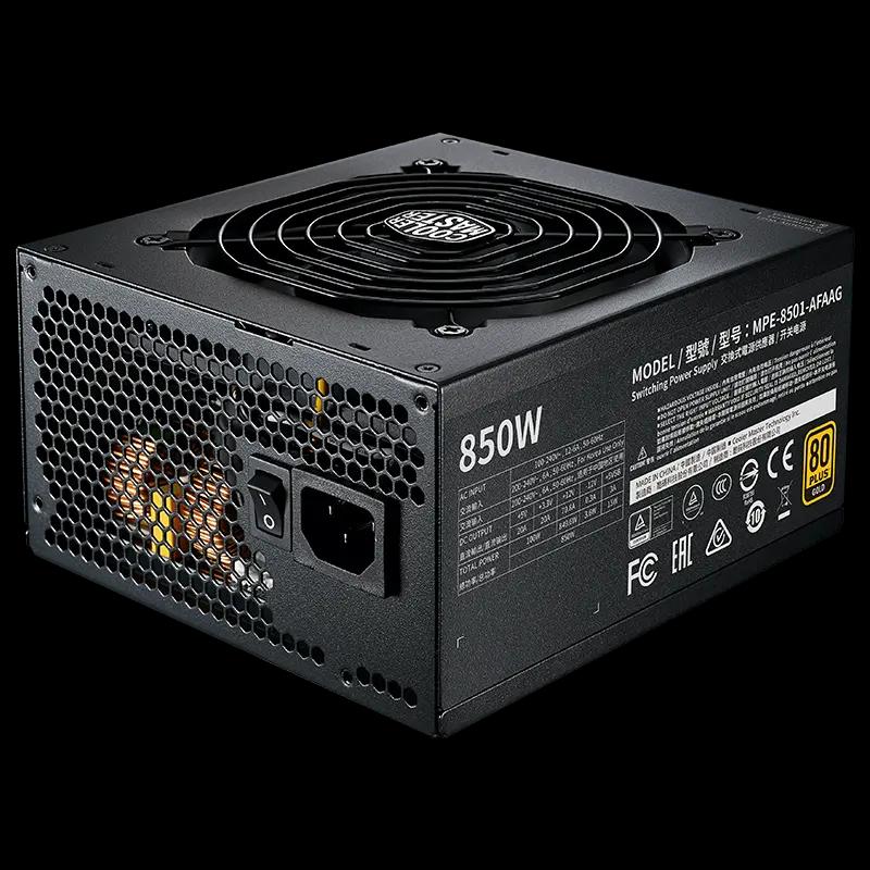 Cooler Master MWE Gold 850 V2 80 Plus Gold Certified, Fully Modular Power Supply - Black