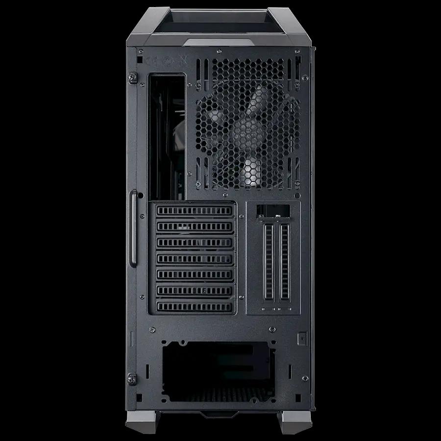 Cooler Master MasterCase H500P Mesh Casing - White ATX Mid-Tower w/ Front Mesh Ventilation, RGB Fans, 2x Vertical GPU Card PCI Slots