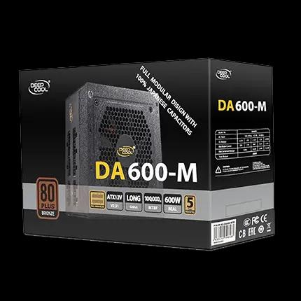 DeepCool 600W 80 plus bronze full modular power supply