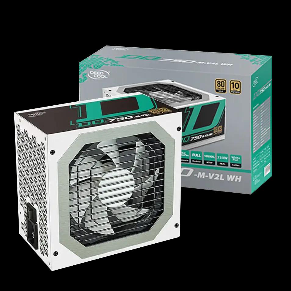 DeepCool 750W 80 PLUS Gold Certified Fully Modular Power Supply WHITE Color