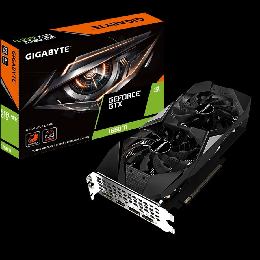 Gigabyte GeForce® GTX 1660 Ti WINDFORCE OC 6G