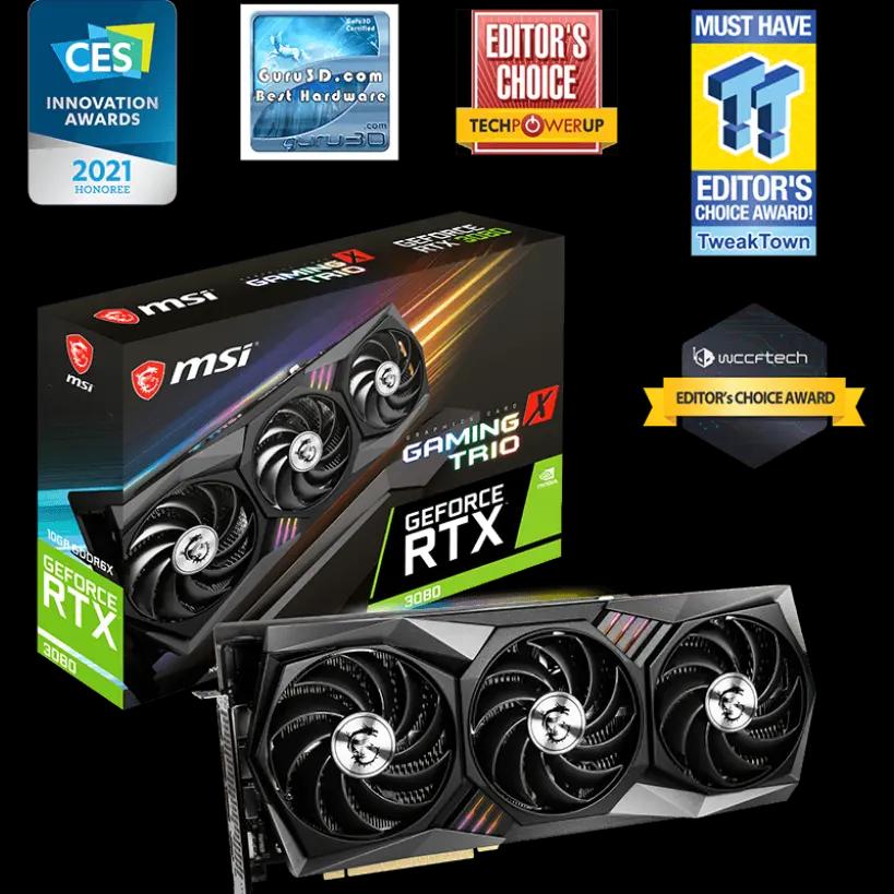 MSI GeForce RTX™ 3080 GAMING X TRIO 10G