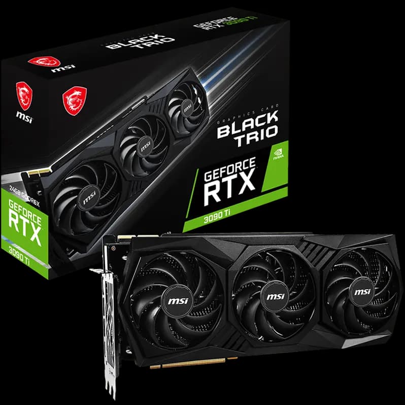 Buy MSI GeForce RTX 3090 Ti BLACK TRIO 24G Graphics Card
