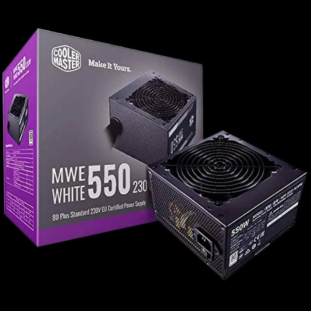 Cooler master MWE 550W - MWE 550 80 PLUS CERTIFIED POWER SUPPLY High Efficiency and Low Noise ErP 2013 Lot 6