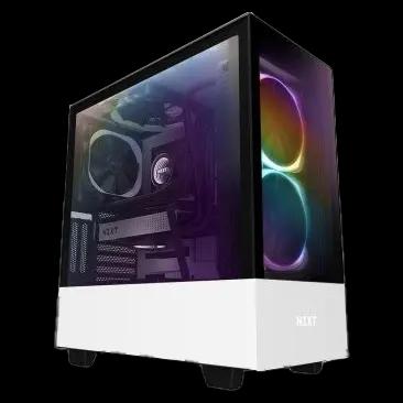 NZXT H510 Elite, Premium Mid-Tower ATX Case PC Gaming Case-Dual-Tempered Glass, Type C Port, RGB Lighting