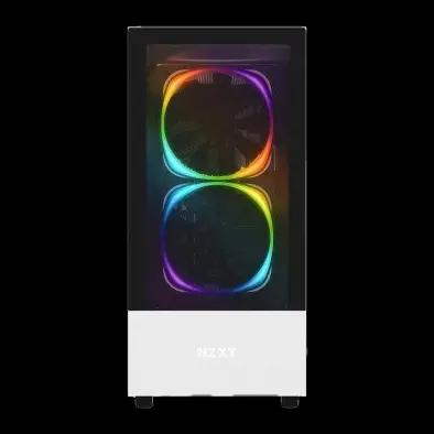 NZXT H510 Elite, Premium Mid-Tower ATX Case PC Gaming Case-Dual-Tempered Glass, Type C Port, RGB Lighting