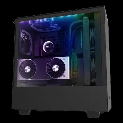 NZXT H510i, ATX Mid -Tower PC Gaming Case, USB Type-C Port, Tempered Glass, RGB Lighting