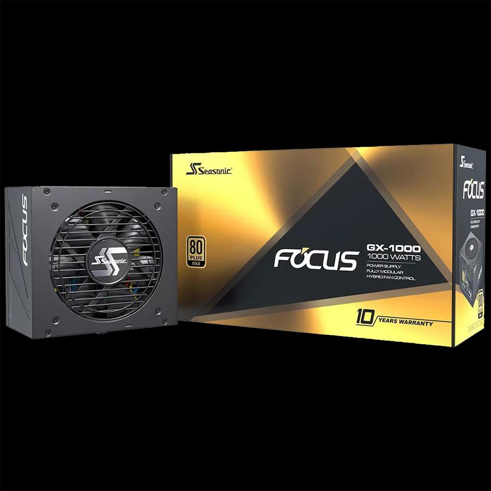 Seasonic FOCUS GX-1000, 1000W 80+ Gold, Full-Modular