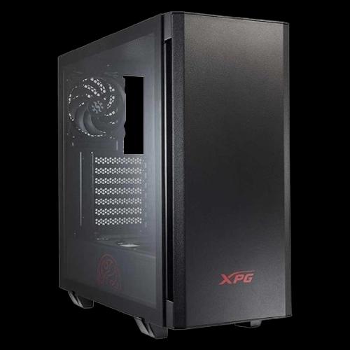 XPG Invader MID-Tower Chassis ATX Gaming Case (Black)