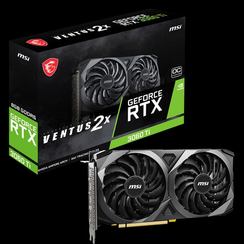中古品】MSI GeForce RTX 3060 Ti VENTUS 2X箱有 MSI GeForce RTX