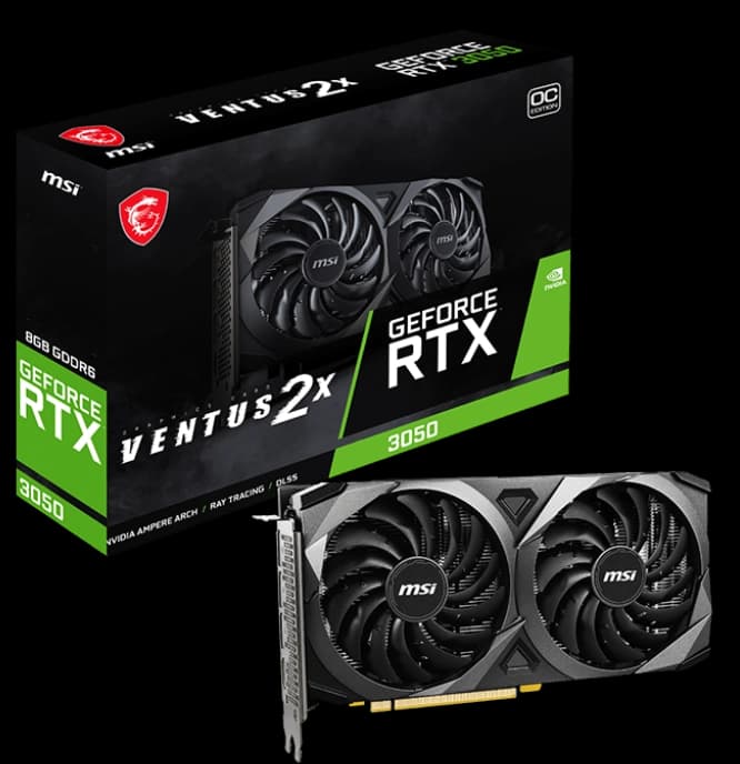 Buy MSI GeForce RTX 3050 VENTUS 2X 8G OC Graphics Card