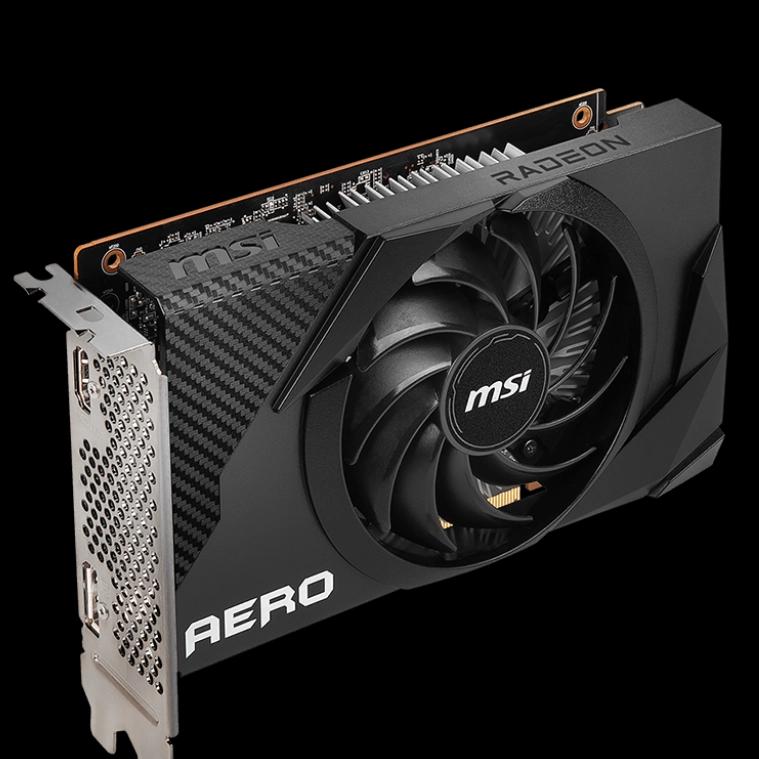 MSI Radeon Graphic Cards Radeon RX 6400 Aero ITX 4GB
