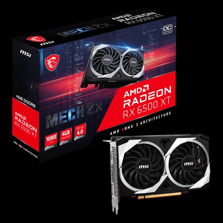 Buy MSI Radeon RX 6500 XT MECH 2X 4G OC Graphics Card