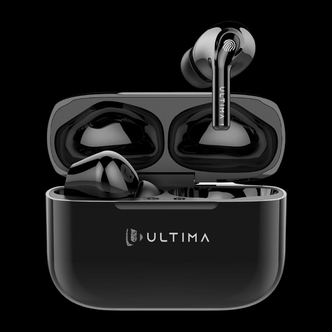 Ultima Atom 320 Wireless Earbuds With Playback Of Upto 17 Hours , IWP Technology, Type C Interface With Game Mode , IPX5 Water & Sweat Resistance