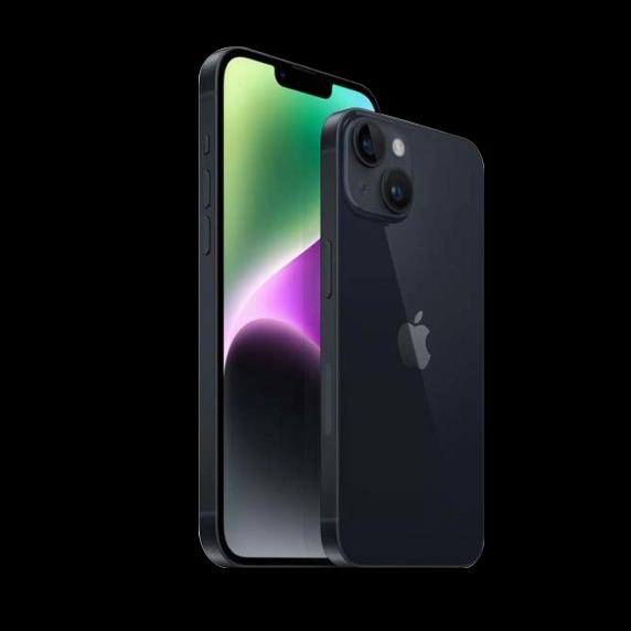 Apple iPhone 14 With Apple A15 Bionic (5 nm) , 12MP cameras , Super Retina XDR OLED, HDR10, Dolby Vision , IP68 dust/water resistant , iOS 16
